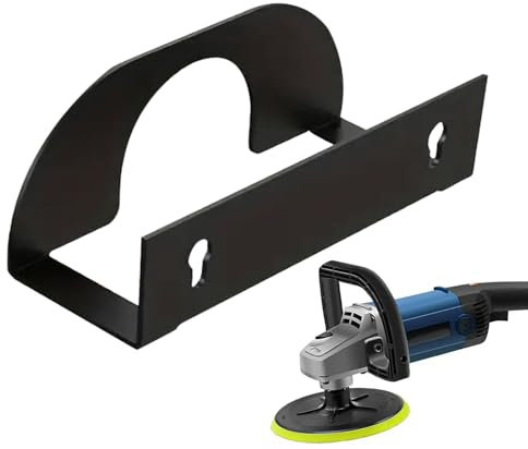 Garage Wall Organizer – Multifunzionale Garage Storage System | Metal Power Tool Shelf | Heavy Duty Wear Resistant for Angle Grinder Polishing Machine Sanding Machine