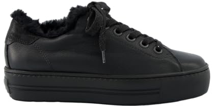 Paul Green Damen - Schnürschuhe 5171-048 in schwarz Glattleder