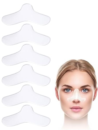 JUKOTA 6PCS CPAP Nasenpads – cpap zubehör,CPAP Nasenbrücke für Masken – CPAP Nasenpolster Maske - Nasenpad – Schützen Sie Ihre Nase und reduzieren Sie gleichzeitig CPAP Maskenlecks,nasenschutz