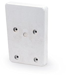 Montageplatte für Motorhalter Außenborder 270 mm x 195 mm Boot | Kunststoff | ABS | Höhe: 270 mm | Tiefe: 37 mm