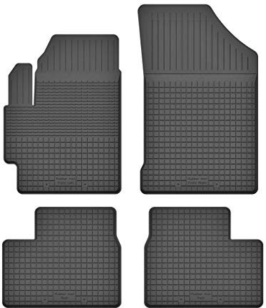 Gummimatten Fußmatten 1.5 cm Rand kompatibel mit Suzuki Swift IV (Bj. ab 2010) ideal angepasst 4 -Teile EIN Set