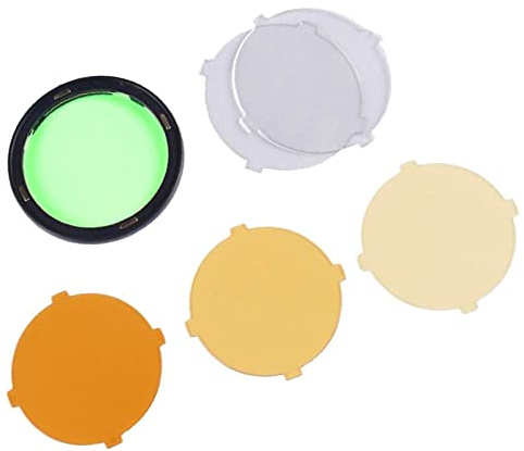 Godox AK-R16 Color Filter Plate Set, Compatible with Godox V1 Flash Series, V1-S, V1-C, V-1N, use with Godox H200R Round Flash Head, AD200 Pro, AD200