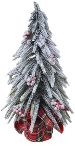 Everlands 680508 Snowy - Árbol de Navidad (20 cm, 1 unidad)