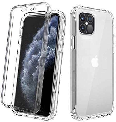 Apple iPhone 11 Pro 5.8 Case, iPhone 11 Pro Front and Back Case, Transparent Clear Fully Protection PC Hard Soft Cover Bumper Shockproof For iPhone 11 Pro