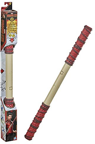 Hasbro Marvel Shang CHI and The Legend of The Ten Rings elektronischer BO Battle-Stab, Rollenspielartikel, ab 5 Jahren, Multi, F0603