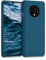 kwmobile Hülle kompatibel mit OnePlus 7T Hülle - Silikon Handy Case - Handyhülle weiche Oberfläche - kabelloses Laden - Petrol matt