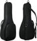 Deviser Ukulele-Tasche, Rucksack, 12 mm, dicke Polsterung, ABS-Griffe, Ukulele, 66/68,6 cm, Tenor-Ukulele, Gigbag mit 3 Filz-Plektren, Schwarz