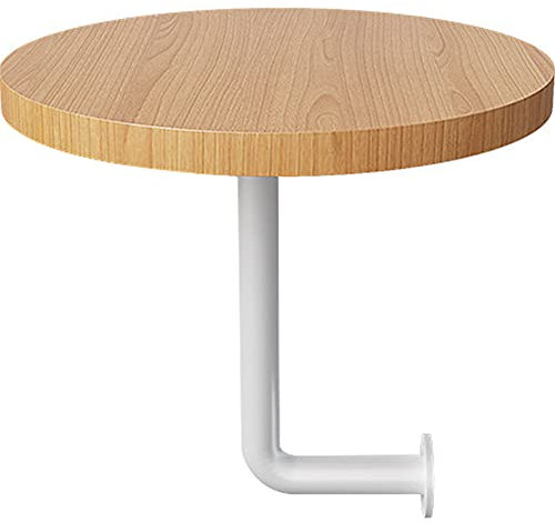 Kelendle Runder Kneipentisch, Holz, Bartisch, Wandmontage, Cocktailtisch, Bistrotisch, Mitte des Jahrhunderts, moderner Esstisch, kleiner Wandschreibtisch mit Metallbeinen für Café, Büro, Zuhause,