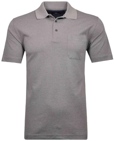 RAGMAN Herren Softknit-Polo Fishnet