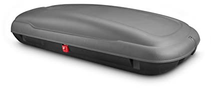 Dachbox VDP-BA400 + Relingträger CRV135 kompatibel mit Peugeot 1007 05-10