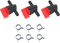 ZAMDOE Valvola di Intercettazione Carburante per 698183 493960 494768 AM107340 AM36141 per Toro 54-3150 1-603770 Tosaerba Spazzaneve Trattore, con Morsetto