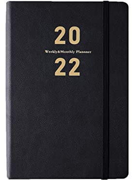 Notizbuch Notizbuch Business Office 2022 Zeitplan Notizbuch Büro & Schreibwaren Brunnen Schreibheft 0 (Black, One Size)