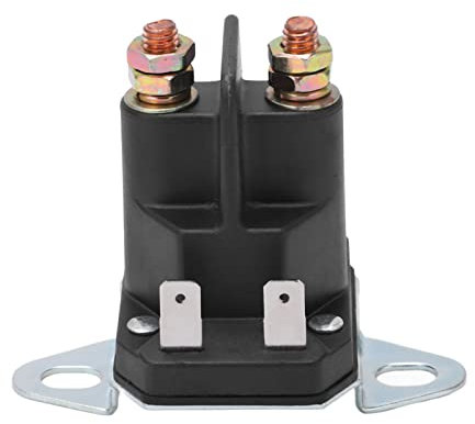 12V Solénoïde Relais Remplacement Bobine en Laiton Démarreur de Moteur Tondeuse à Gazon Démarreur pour VTT Motoneige