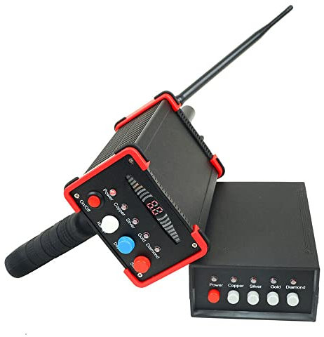 Metallsuchgerät Profi Handheld Suchgerät Gold Silber Kupfer Metal Detector Antenne Metalldetektor Suchbereich 99M