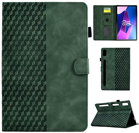 CASAFUNY Cover per Lenovo P11 Pro (2nd Gen) Custodia Protettiva Magnetica Cover con Auto Sonno/Sveglia per Lenovo Tab P11 Pro 2a Generazione 11.2 Pouces 2022 TB-132FU/138FC, Verde