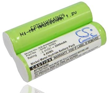 vhbw Akku kompatibel mit Rowenta TN5100, TN5100F0, TN5100F0 / 3M0, TN5120 Rasierer Haarschneider (2000mAh, 2,4V, NiMH)