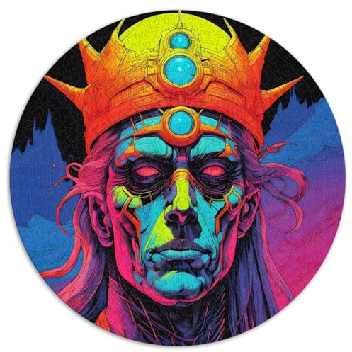 Alien-Kommandant-Puzzle | Puzzles 1000-teiliges Puzzle für Erwachsene, Karton, geeignet für Erwachsene Kinder ab 12 Jahren, Lernspiel, Herausforderungsspielzeug, 26,57 x 26,57 Zoll