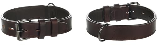 Flamingo Halsband Denver BREIT BRAUN M/L 44-54CM 40MM