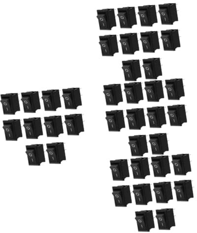 JECOMPRIS 40pièces Interrupteurs à Bascule Forme De Bateau Positions Sans Fils Accessoires De Sécurité Pour Équipements Électroniques