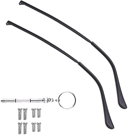 Metall-Brillen-Ersatzbügel, Brillen-Ersatzarme 1 Paar Metall-Brillen-Ersatzbügel Brillen-Ersatzarme Brillenbügel-Beine Brillenbügel-Ersatz Für Brillen-Sonnenbrillen-Reparatur,Schwarz