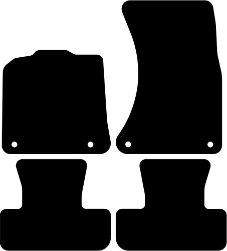 Kovvar Fußmatten passend für Audi Q5 8R 2008-2017 | Qualität: Comfort