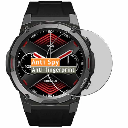 Vaxson TPU Pellicola Privacy, compatibile con ZEBLAZE VIBE 7 PRO smartwatch smart watch, Screen Protector Film Filtro Privacy [Non Vetro Temperato]