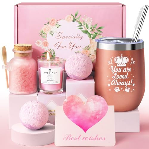 LIVEHITOP Geschenke für Frauen, Geburtstagsgeschenk für Frauen, Geschenk Freundin Geburtstag, Geschenkset für Schwester, Beste Freundin, Mama, 18 40 50 70 Geburtstag