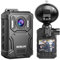 BOBLOV KJ23PRO 2K Wearable Body Camera, Built-in 128GB Bodycam Camera with Sound, Night Vision, 4000mAh Battery for 15 Hours Recording, IP66 Waterproof for Law Enforcement, Security, and Police