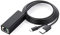Persistence Adaptador Ethernet con Cable de AlimentacióN para (2.A GeneracióN), 4K Stick, TV Square, Adaptador de LAN con Cable Micro-USB a RJ45, Negro