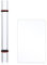 AHQiZFX 2 Stück Polymer-Ton-Werkzeuge,Acryl-Roller für Polymer-Ton,Massiver Acryl Ton Roller,Transparent Acrylplatten,Polymer Clay Zubehör für Bildhauerei Herstellung Basteln DIY-Rollwerkzeuge
