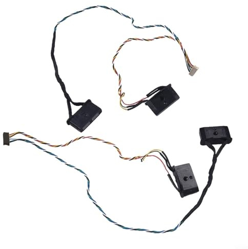 Alanmoship Roboter-Staubsauger-Klippe und Stoßstangen-Fallsensor-Set für Deebot für OZMO T8 Aviv N8/N8 Pro für T9 DX93 Roboter-Staubsauger, Smart Left Right Anti-Drop-Sensor-Kit