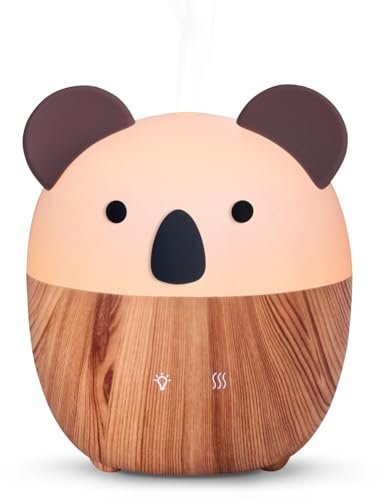 Zen’Arôme Diffusor für ätherische Öle Woofie, Ultraschall-Aromatherapie-Diffusor für kaltes Wasser, elektrisch über USB, 2 Diffusionsmodi, automatische Abschaltung, LED-Beleuchtung, leise und kompakt