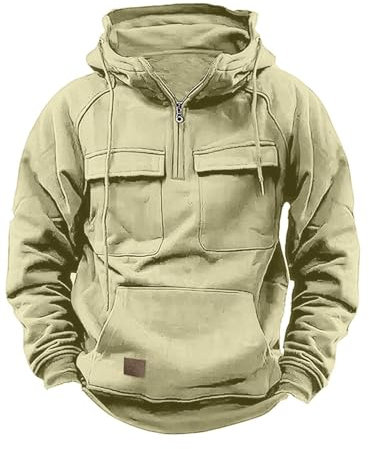Hoodie Herren Y2K, Christmas Sweater Herren, Herren Pullover Mit Reißverschluss, Zip Up Hoodie, Pulli Herren Oversize, Pullover Herren Beige, Kapuzenpulli Herren, Y2K Zip Up Hoodie Herren, Herrenmode