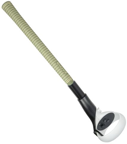 Gaze VR | VR Golf Club Attachments for Meta Quest 2 | Pro Grip | Right & Left Controllers | Green