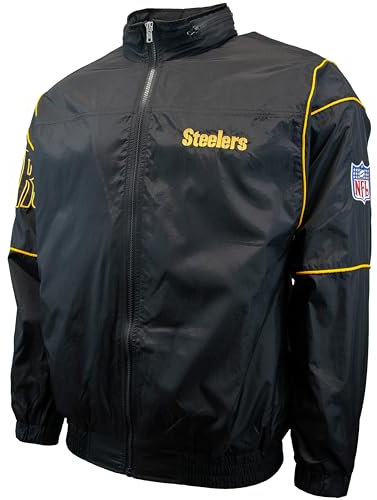 Mitchell & Ness NFL Authentic Sideline Jacke - Pittsburgh Steelers, XXL