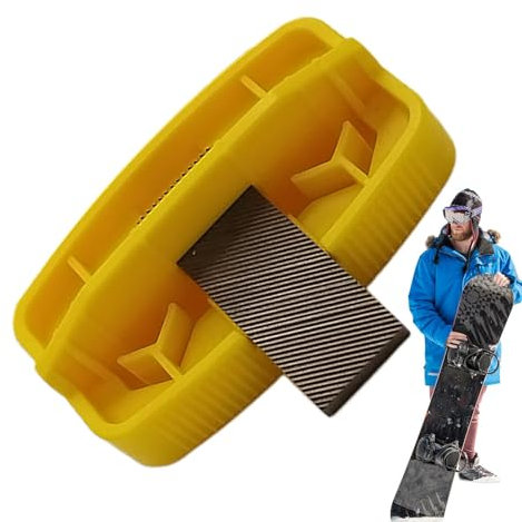 Generisch Snowboardkantenschärfer, Ski -Kanten -Tuner, Snowboardtuner mit Datei, Skiwinkel Edger Schärfe Reparaturwartungsinstrument zum Trimmen von Geräten
