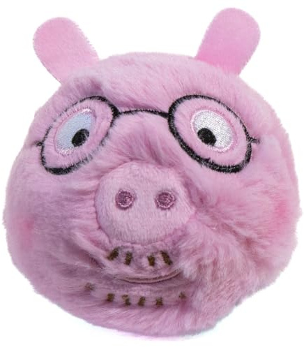 TY Plüsch Peppa Pig Daddy Bouncer - buntes Spielzeug - Peppa Pig