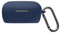 kwmobile Silicone Cover Compatible with Bose QuietComfort Earbuds - Case Cover Stick-On Skin with Clip - Dark Blue
