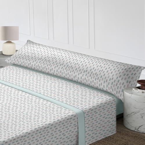 DECODEKO-Juego de Sabanas 3/4 Piezas,8 diseños Estampados,Poliéster Microfibra Cepillada - Sábana Bajera, Sábana Plana y Funda de Almohada (Modelo 4, Cama 90 | 1 Funda Almohada)
