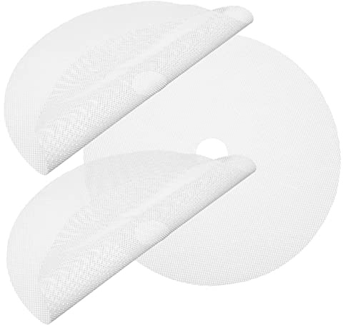 TIDTALEO Silikon Dörrmatten 3 Stück Rund 33cm Antihaftbeschichtet Lebensmitteltrockner Obst Gemüse Trockenfolie Wiederverwendbar