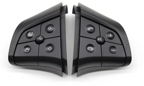 Lenkradtastenschalter Lenkradschalter-Steuertasten Auto-Multifunktionstasten Für Benz GL ML R Für B-Klasse W164 W251 W245(B Black)