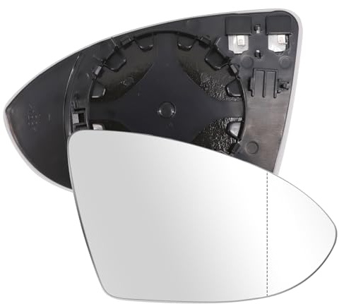 Cristal Espejo Lateral Derecho Con Calefacción - Wing Mirror Glass Para Golf 7, Retrovisor Exterior Ajustable Adecuado, Asférico Con Placa, Calefactable(lado derecho)