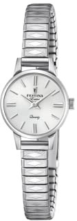 Festina Damen Analog Quarz Uhr mit Edelstahl Armband F20262/1