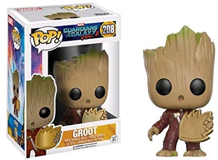 FunKo POPLes Gardiens de la Galaxie 2 Jeune Groot avec Bouclier
