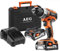 AEG - Perceuse-visseuse compacte 18V, 50 Nm avec 2 batteries 2,0 Ah et son chargeur, livré en coffret - BS18C2LI-202C