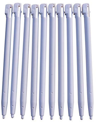 Dealbude24 10x Weiß Stylus BedienStift Pen Display Touch Pen für PDA und Organizer Plastik