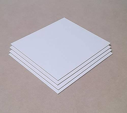 Eine 3mm starke MDF Platte beidseitig weiß, Rückwände. Maße : 300x100mm. Sondermaße.