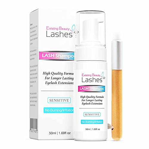 EB Lashes Wimpernverlängerung Wimpern Shampoo Schaumreiniger Mit Pinsel 50ML