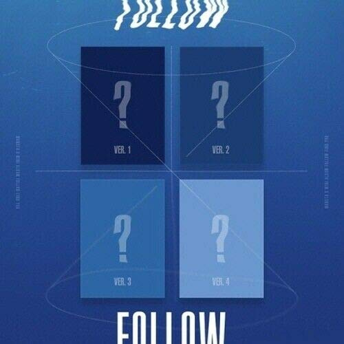 MONSTA X 'Follow-Find You' 7th Mini Album Random Ver CD+1p Mini Poster On+72p PhotoBook+1p PhotoCard+32p Lyrics Book+1p PhotoStand+Pre-Order+Message PhotoCard Set+Tracking Kpop Sealed