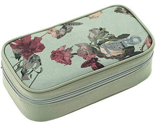 Nitro Pencil Case XL Inkl. Geo Dreieick & Stundenplan, Federmäppchen, Schlampermäppchen, Faulenzer Box, Federmappe, Stifte Etui